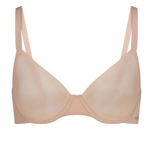 NWOT SKIMS NO SHOW MOLDED UNLINED DEMI BRA - CLAY Size‎ 36A